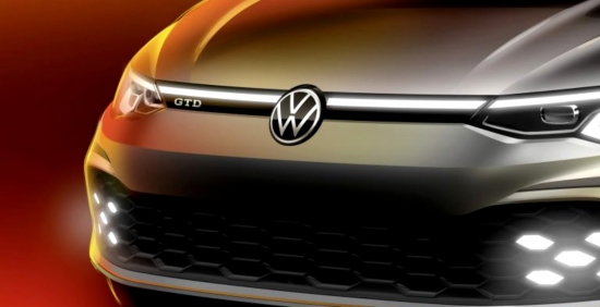 Jaunais Volkswagen Golf GTD tiks prezentēts Ženēvā