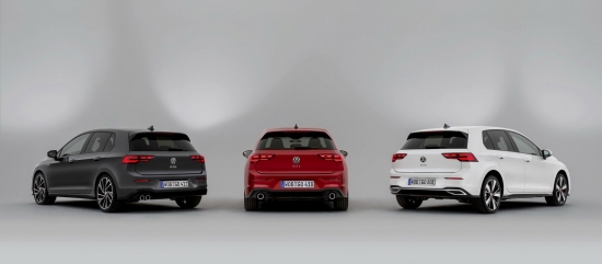 The new Volkswagen Golf GTI, GTD and GTE